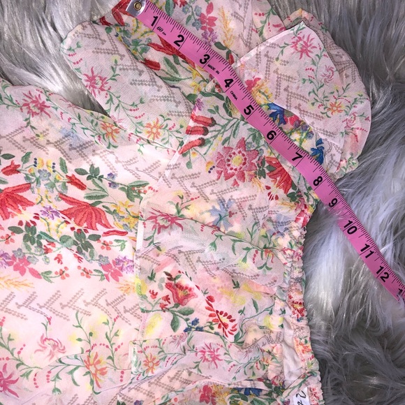 Nordstrom Rack. Ruffle flower women’s blouse. - Picture 6 of 6